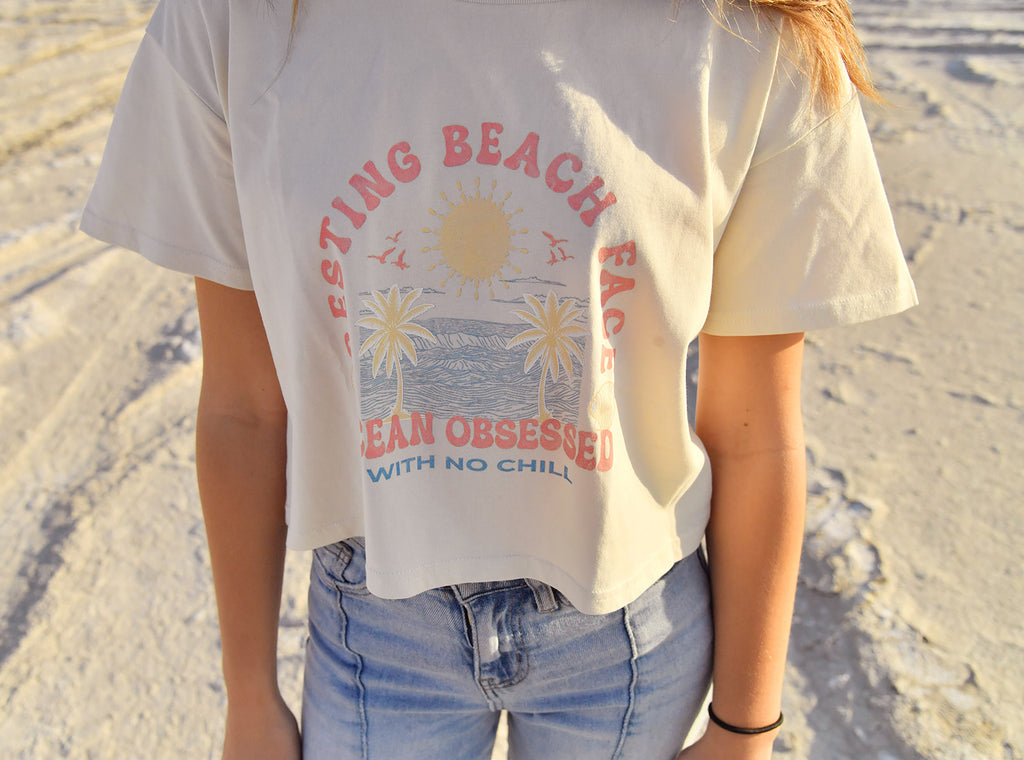 Resting Beach Face Tee