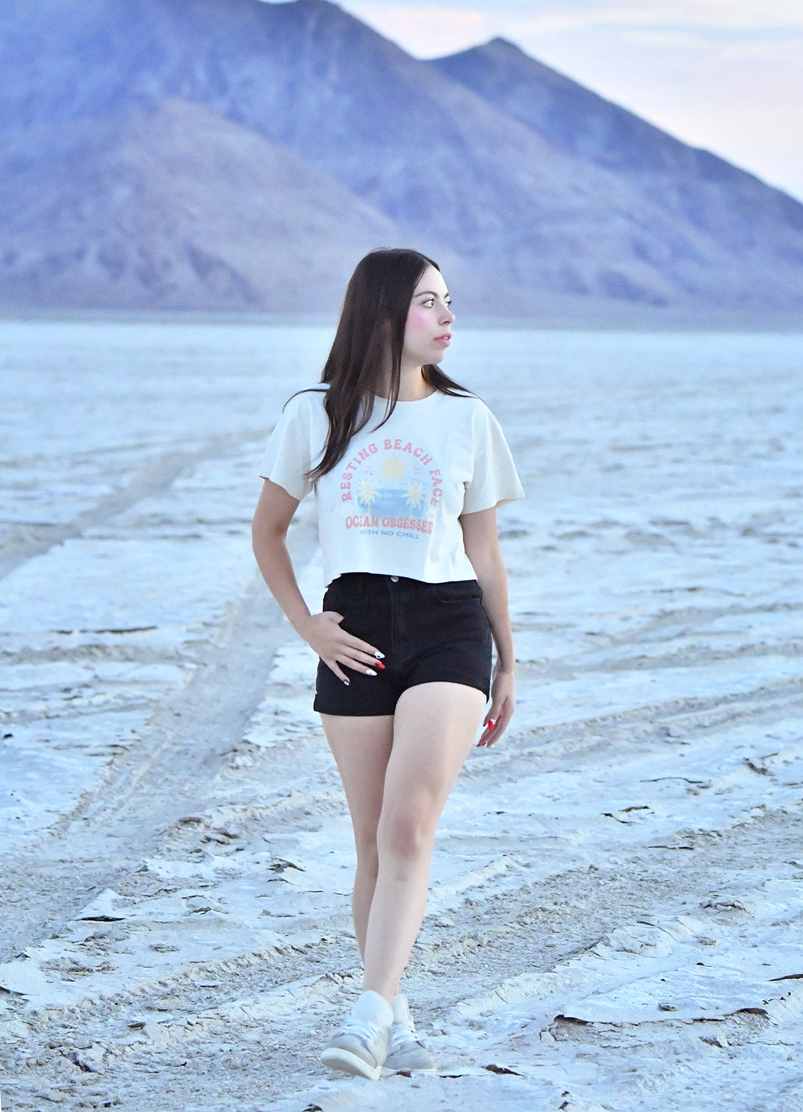 Resting Beach Face Tee