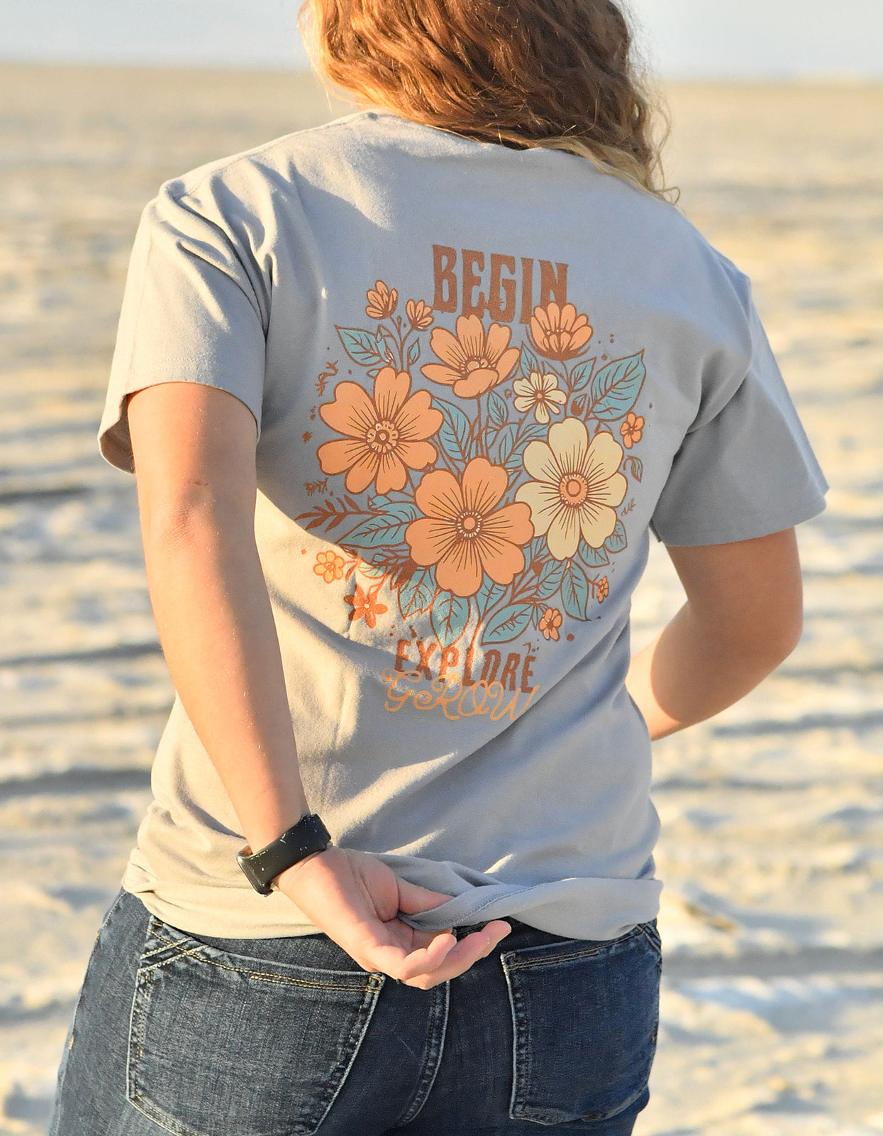 Begin. Explore. Grow. Tee