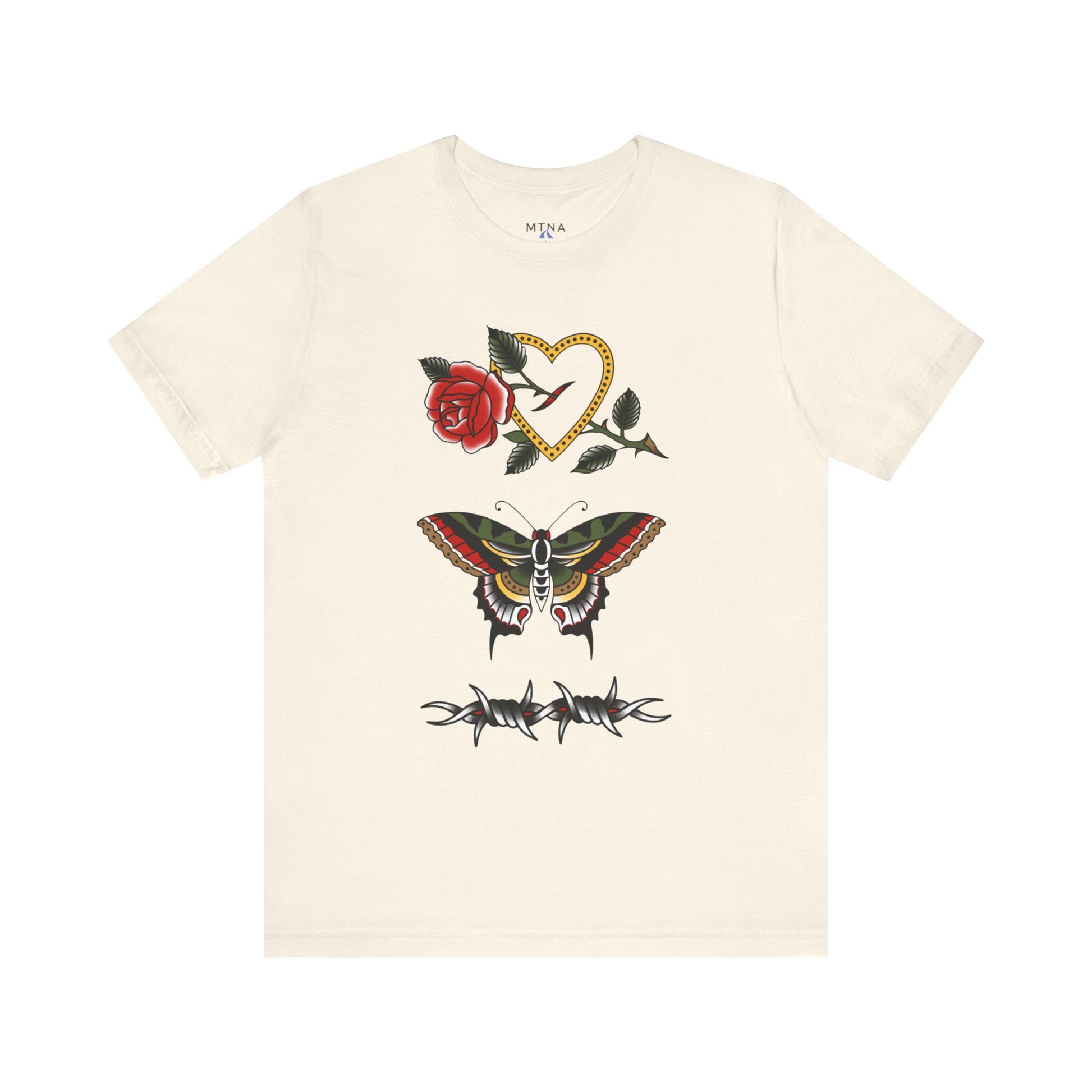 No Story, Just Style" Tee – MTNA x The Kari Byington Tattoo