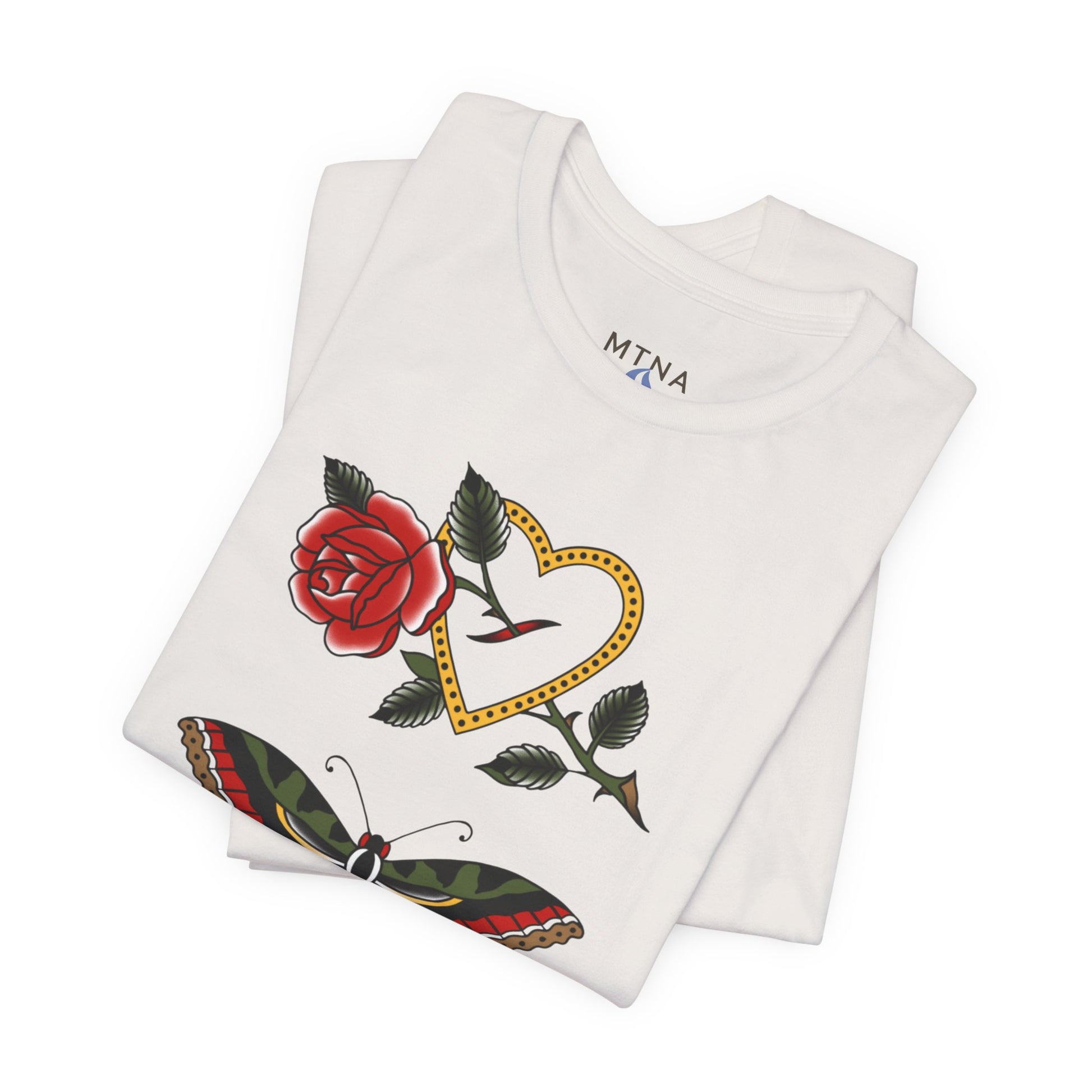 No Story, Just Style" Tee – MTNA x The Kari Byington Tattoo
