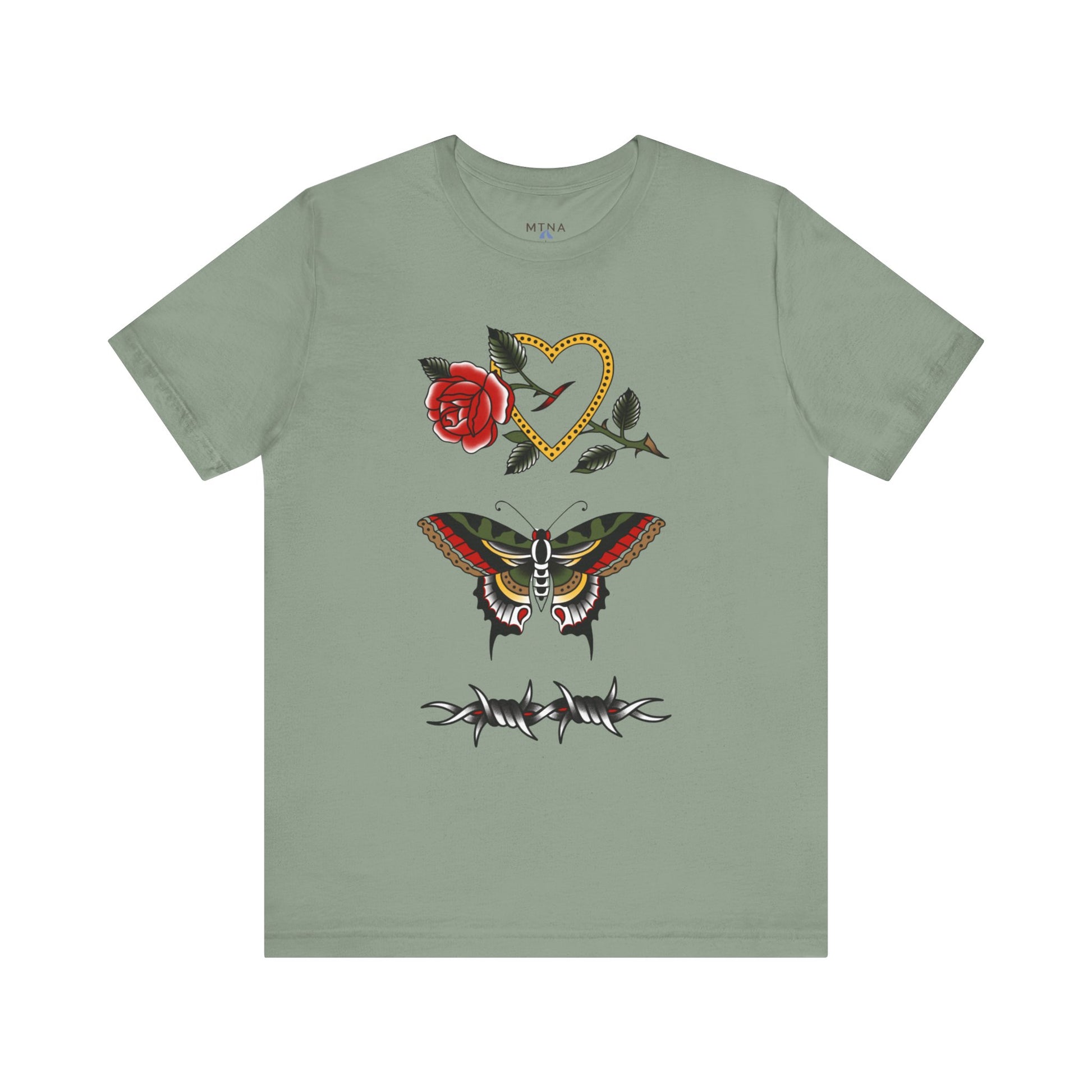 No Story, Just Style" Tee – MTNA x The Kari Byington Tattoo